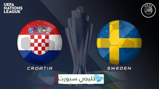 مباراة كرواتيا والسويد