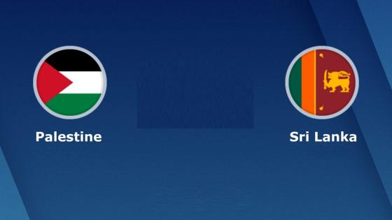 مباراة فلسطين وسريلانكا
